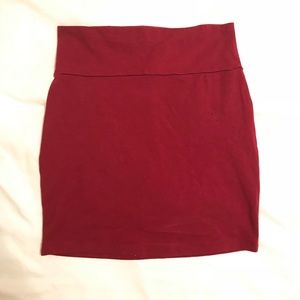 Red Charlotte Russe Skirt